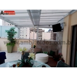 cobertura retrátil policarbonato valores Laranjeiras