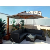 ombrelone lateral com jardineira Barra da Tijuca ombrelone lateral com jardineira Barra da Tijuca